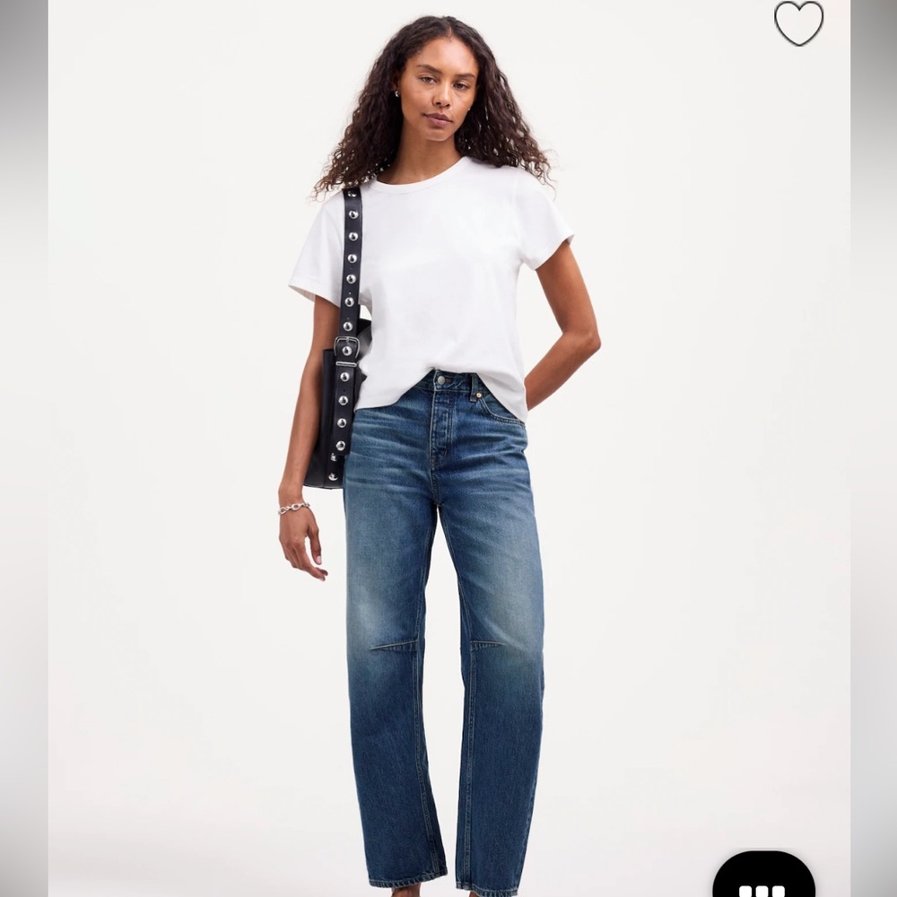 Madewell Darted Barrel Jeans- 30 Tall